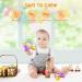 Easter Bunny Teething Toy for 3-6 Months | Soft Silicone, Easy Grip | Baby Easter Basket Stuffer | Choking-Proof Teething Relief for Boys & Girls - Buy Online on GoSupps.com