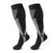 Minasa compression stockings for pain -free legs and feet compression stockings for women and men winter compression socks for sports cycling fitness etc l/xl black