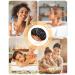 Mikimini Black Large Shower Cap for Women - Waterproof Bathing Hair Cap with Reusable PEVA Lining - Non-Fading & Stretchy Shower Hat - XL/1PC Black+Orange - Buy Online on GoSupps.com