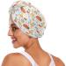 Strawberry Flowers Dry Hair Cap Set | 2 Piece Quick Drying Towel & Button Headband | Super Absorbent & Comfortable - Buy Online on GoSupps.com