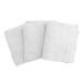 Cariloha Organic Bamboo-Viscose and Turkish Cotton Washcloths Set - Soft Washcloths for Face and Body - 13 x 13 - 600 GSM - White - Set of 3 Towels