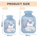 Birthday Magical Unicorn Hot Water Bottle with Cover - 1L Soft Warm Comfort for Neck Shoulders & Winter Relaxation - Buy Online on GoSupps.com