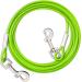 Tie Out Leashes For Dogs 3/6/9/15m Tie Out Cables For Dog Yard Leash Yard Leash For Medium to Large Dogs (Green 3m) 3m Green