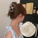 Buy Souarts Butterfly Flowers Hair Clip - Non-Slip Metal Hair Clips for Girls & Women - Stylish Hair Claws in Yellow White & Blue - Buy Online on GoSupps.com