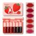 Eakroo 6 Colors Lip Tint Stain Mini Liquid Lipstick  Korean Lip Gloss Moisturizing Natural Lip Tint  Multi-Use Lip and Cheek Tint  Non-Stick Cup  Lightweight  High Pigment  Long-Lasting  Vivid Color Set A