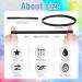 12 Pack Thin Slipproof Sports Hair Bands for Women & Men - Elastic Headbands for Fitness Yoga Running & Football - Buy Online on GoSupps.com