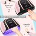 Rose Hermosa 160W UV LED Gel Nail Lamp - Professional Nail Dryer for Home Salon with 54 Lamp Beads - Buy Online on GoSupps.com