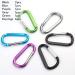6PCS Black Aluminum Carabiner Clips with Keyring Hooks - Large D Ring Shape Carabiner Set - Buy Online on GoSupps.com