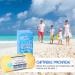 Coastal Theme Cooling Throw Blanket | Double Sided Cold Effect | Lightweight & Breathable | XL 50x70 | Lemon Design - Buy Online on GoSupps.com