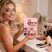Palette De Maquillage Visage Complet Fard Joues Pliable 3 Couches Longue Tenue Make Beauty Eyeshadow Pour Artistes Mariage Soir e Bureau Sortie Voyage et Usage - Buy Online on GoSupps.com