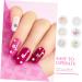 6 Boxes Nail Art Accessories Nail Stickers Nail Salon Supplies Gemstones for Nails Pearls Nail Art Nail Pearls Decor Diy Manicure Flower Charms Plastic Flower Delicate False Nails 4.5X4.5X1.5cm As Shown 05 - Buy Online on GoSupps.com