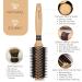 Bestool Round Brush for Blow-Dry | Wild Boar Bristles & Nylon Pins | Professional Round Styling Brush for Smoothing & Curling - 22mm - Buy Online on GoSupps.com