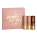 Poppy & Pout 100% Natural Lip Tints Sustainable Cardboard Tubes Hand-filled Beeswax Vitamin E Coconut Oil Cruelty Free (Best Sellers Trio) : Best Sellers Trio