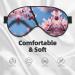 Plum Blossom Print Ultra-Soft Eye Mask | Light-Blocking for Optimal Comfort & Restful Sleep - International Shipping - Buy Online on GoSupps.com