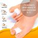 Silicone Toe Corrector Gel Separators - 6 Pairs for Bunion Pain Relief and Toe Alignment - Blue White - Buy Online on GoSupps.com