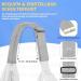 Slowton Dog Carrier Bag - Adjustable Padded Shoulder Strap for Outdoor Walks | Gray Sweater Fabric (M 2.2-5kg) - Buy Online on GoSupps.com