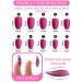576 PCS Medium Coffin False Nails Set | EBANKU 24 Colors Acrylic Matte Press on Nails | Full Cover Short Ballerina Tips for Women & Girls - Buy Online on GoSupps.com