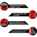 Dorlle LED Safety Light Set - Flashing Clips for Running & Child Safety - School Satchel & Sports Backpack with Bracelet - Ideal for Pets - International Shipping - Buy Online on GoSupps.com
