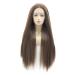 Atayou Long Brown Lace Front Wig for Women - Natural Straight Synthetic Dark Brown Hair Wig - 12x3 Inch Middle Part - Buy Online on GoSupps.com