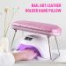 AORAEM Nail Arm Rest Cushion with Bracket - Plum Pink Hand Pillow for Manicures and DIY Nail Art - Buy Online on GoSupps.com