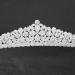 CZ Cubic Royal Wedding Tiara Crown - Bridal Hair Accessories Jewelry - Buy Online on GoSupps.com