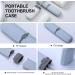 TIUXIU Travel Toothbrush Box Set - 4pcs Children s Toothbrush Cases & Protectors | Portable Green Travel Essentials - Buy Online on GoSupps.com