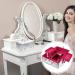 Frcolor Aluminum Makeup Vanity Case - Silver Cosmetic Organizer Box for Travel & Storage - Buy Online on GoSupps.com