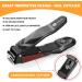 Ultra Sharp Nail Clippers for Men & Women - Heavy Duty No Splash Fingernail & Toenail Clippers with Catcher Nano Nail File - Perfect for Home Travel & Gifts - Buy Online on GoSupps.com