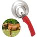 Buy Stainless Steel 6 Ring Curry Comb for Horses Sheep & Cows - Relieve Itching & Shedding (4 Turns) - International Shipping Available - Buy Online on GoSupps.com