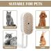 Steamy Cat Brush 2024 New 3-in-1 Multifunctional Cat Steamy Brush Spray Comb for Cats Pet Massage and Hair Removal Comb for Removing Tangled and Loosse Hair (White) - Buy Online on GoSupps.com
