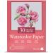 Art-N-Fly Watercolor Paper Pad 9x12" 30 Sheets - Cold Press Water Color Sketchbook Pad 140 lb for Art Painting, Drawing, Wet & Mixed Media - Water Coloring Paint Paper for Artist & Kids
