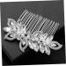Ipetboom 1pc Bridesmaid Hair Accessories Rhinestone Headpiece Womens Hair Clips Womens Barrettes for Hair Flower Girl Hair Accessory Hair Accessories for Women Bridal Rhinestones Hair Comb - Buy Online on GoSupps.com