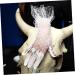 FOMIYES 1 Pair Cocktail Black Gloves Vintage Gloves for Woman Party Gloves Opera Gloves Women Short Gloves Wedding Short Gloves Evening Dress Accessories Lace Bride White - Buy Online on GoSupps.com