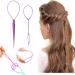 Tail Hair Loop Styling Tool Large + Small Hair Pull Through Tool Hair Accessories for Women French Braiding Hair Tool Hair Flipper Pull Through Pony Tail Hair Tool Loop Hair Tool - Buy Online on GoSupps.com