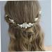MAGICLULU 1 Set Bride Wedding Hairpin Pearl Bun Hairpin Bride Hair Accessory Wedding Hair Comb Pearl Hair Side Comb Pearl Hair Comb Wedding Headdress Bride Hair Fork Pearl Hairpin - Buy Online on GoSupps.com