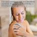 Hience Silicone Body Brush | Non-Slip Bathing & Massage Brush for Peeling Cellulite & Gentle Scrubbing - Gray - Buy Online on GoSupps.com