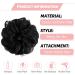 Vlasy Curly Wavy Messy Bun Hair Piece | Synthetic Chignon Hair Extension for Women & Girls (1# 60g) - Buy Online on GoSupps.com