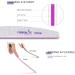 Canvalite 50pc Professional Nail Files for Gel Nails - Double-Sided 100/180 Washable & Reusable Buffers - Buy Online on GoSupps.com