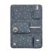 Casual autoorganizer car seat organizer rear seat for car to hang together 60 cm/car wrap-to-go Happy prints dark blue
