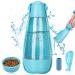 UPSKY Dog Water Bottle Portable Foldable Dog Water Dispenser for Outdoor Walking, Hiking and Travel Multifunction Lightweight Water Botter for Large and Medium Puppies blue