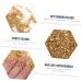 WOONEKY 1 Glass in Bulk DIY Crafts Bulk Epoxy Resin Mini Wooden Decorations Vintage Glass Vintage Bud Irregular Glass Glitter Manicure Fillers Bulk Chips Accessories Nail 0.5X0.3cm Golden - Buy Online on GoSupps.com