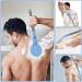 Loofah with Handle - 21.7 Back Scrubber for Exfoliation & Skin Health | Shower Loofah for Men & Women (Blue) - International Shipping Available - Buy Online on GoSupps.com