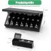 7-Day Pill Organizer Box with 21 Compartments - Black Multi-Compartment Medication Doser for Morning & Noon - Buy Online on GoSupps.com