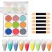 Nail Powder Set Create Colorful Fading Effects With Solid Nail Powder DIY Nails Designs DIY Nail Design CF02 - Buy Online on GoSupps.com