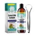 Bain de Bouche l'Huile de Noix de Coco Huile de Coco pour Une Haleine Fra che Rince-Bouche avec Grattoir Langue Bouche l'Huile de Menthe avec Grattoir Langue 100ML 1PC