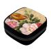 GIAPB Period Bag Sanitary Napkin Storage Bag Pad Holder for Period Makeup Pouch Bird Floweer Color4345