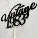 Vintage 1983 Cake Topper Glitter Cheers to 40 Years 40 and Fabulous Cake Topper for 40th Birthday Wedding Anniversary Party Sign Decorations By GotGala (1983) - Buy Online on GoSupps.com
