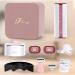 Jitesy Pro 6 IPL Hair Removal Device for Women and Men - 3-in-1 Painless Hair Remover with Sapphire Ice-Cooling - Permanent Hair Removal for Leg, Face, Bikini - Includes Clean Base & Leather Box - White + Pink - Buy Online on GoSupps.com