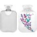Durable 2L Heat Bottle - Butterfly Pattern Warm-Up Bag for Pain Relief | Ideal for Hands Feet Shoulders & Cramps - International Shipping Available - Buy Online on GoSupps.com