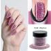 Holographic Glitter Brown Red Dip Powder Nails - Long-lasting, No UV Light Needed | 28g/Box (HJ-ND064B-No.150) - Buy Online on GoSupps.com